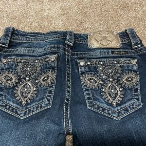 Miss me jeans slim boot dark wash